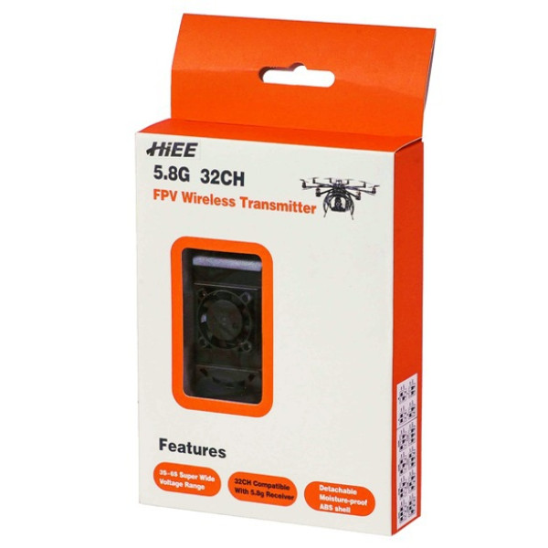 Видеопередатчик HIEE 5.8GHz TS3208 800mW 3S-6S 32 канала для FPV систем 2200м